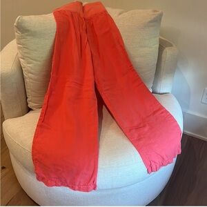 Hard Tail linen wide leg pants